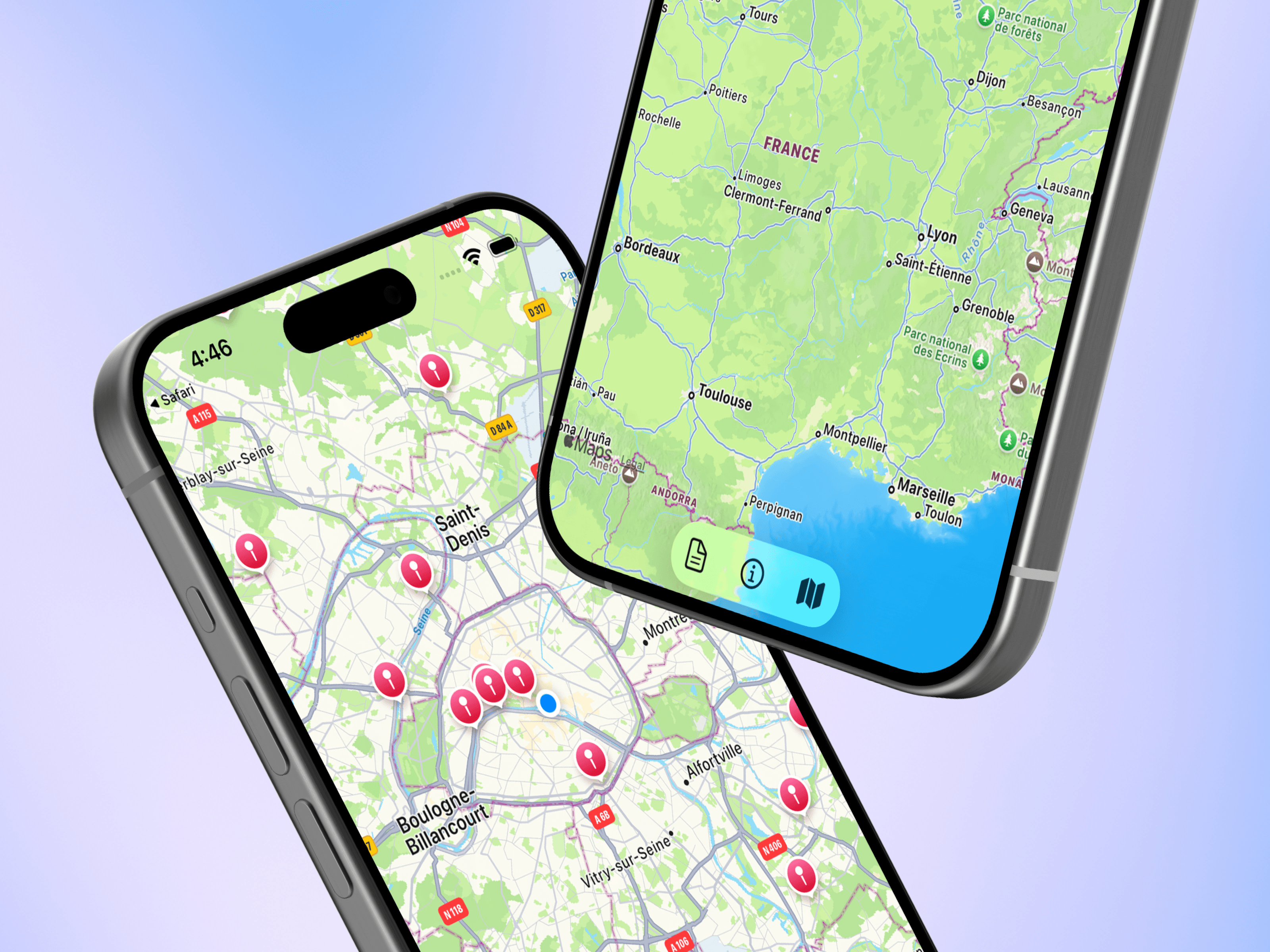 New EasyLink map screen